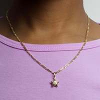 Nouveau pendentif plaqué or en acier inoxydable brillant mode cheval papillon coquille poivre clé charme Cool bijoux usine en gros