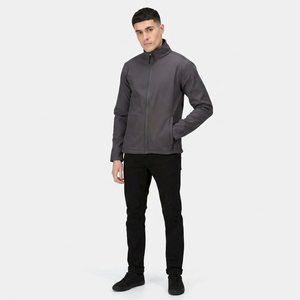 Men's Customized 100% Cotton Softshell Waterproof Jacket Stand Collar Hooded Vintage Autumn Clothing OEM Factory Price - Product Image 1