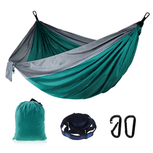 Vente en gros de hamacs de plage portables durables différentes couleurs en tissu de nylon balançoire pour camping voyage randonnée-adulte applicable - Product Image 1