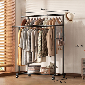 Étagère à vêtements multi-niveaux, étagère de rangement pour vêtements, unité d'étagérage robuste - Product Image 6