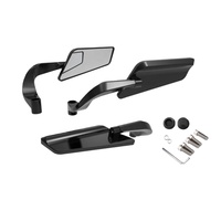 Nouveau produit Rétroviseur de moto HD Angle réglable Corps en alliage d'aluminium Rétroviseur latéral robuste Accessoires de moto Usine