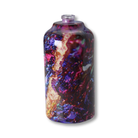 Flacon de parfum OEM Dernier modèle Capsule de peinture personnalisée avec bouchon rond en verre Flacon de parfum de 100ml