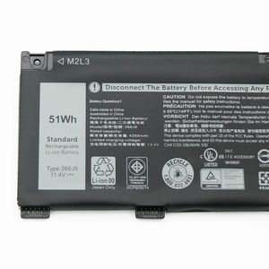<span class=keywords><strong>Batterie</strong></span> d'ordinateur <span class=keywords><strong>portable</strong></span> compatible 11.4V 51WH 266J9 PN1VN pour <span class=keywords><strong>Dell</strong></span> G5 15 5505 5500 G3 15 3590 3500 Inspiron 14 5490 M4GWP - Product Image 2
