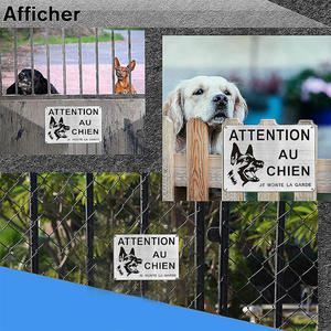 <span class=keywords><strong>ป้าย</strong></span>เตือนสุนัขแบบฝรั่งเศสระวัง<span class=keywords><strong>สุนัข</strong></span>ขนาด8x6นิ้ว<span class=keywords><strong>ป้าย</strong></span>จราจรอลูมิเนียม - Product Image 3