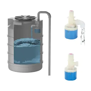 Wiir thương hiệu 1/2 trong van điều khiển mực nước bằng nhựa - Product Image 1