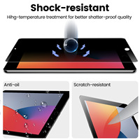 Protector de Pantalla de Vidrio Templado 2.5D Anti-Espía 9H para iPad Pro 11 20-25 Air 13 Pulgadas, Venta al Por Mayor de Fábrica