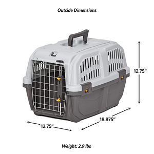 Fast Delivery Fashion Airline Approved Portable PP Large Air Travel Kennel on Wheels Pet Dog Cat Carrier <b>Crate</b> Cage - Product Image 3