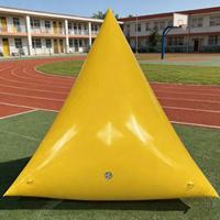 Bouée Gonflable Triangulaire, Cubique ou Cylindrique pour la Navigation, Flotteur de Fin de Course, Marqueur de Sécurité Marine et Publicitaire