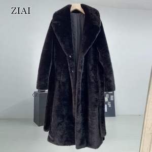 Abrigo de piel ecológico con estampado de manchas de leopardo suave de alta calidad para <span class=keywords><strong>mujer</strong></span> abrigo de piel de gran tamaño de invierno abrigo de piel sintética de leopardo de lujo - Product Image 3