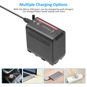 8800mAh NP f980 Pin cho Sony NP-F970 F960 F550 F570 F750 F770 NP-F980 mc1500c CCD-RV100 CCD-TR415E DCR-TR7 loạt pin - Product Image 3