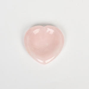 หินคริสตัลธรรมชาติรูปหัวใจแกะสลัก ขนาด 40 มม. สำหรับนวด นิ้วหัวแม่มือ สไตล์รัก ขายส่ง - Product Image 5