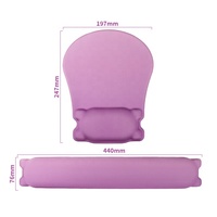 Repose-poignet ergonomique, tapis de bureau personnalisé, repose-tout-petits pour clavier, tapis de souris antidérapant en gel, tapis de souris de jeu à motif de dessin animé, ensemble pour le bureau, en stock