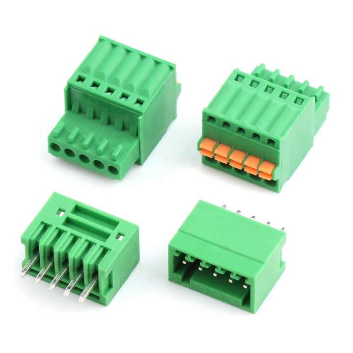 2.5mm Plug-in Terminal Blocks - Reliable Green Connectors