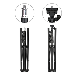 1.6M Xếp Xách Tay Gấp Thay Đổi Độ Sáng Máy Tính Để Bàn Ánh Sáng Đứng Linh Hoạt Tripod Cho Vlogging Ảnh Tự Sướng Vòng Ánh Sáng Boadcast - Product Image 1