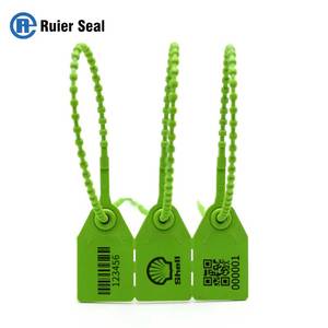 Sceau <span class=keywords><strong>de</strong></span> sécurité en plastique PP avec numéro <span class=keywords><strong>de</strong></span> série REP402, logo personnalisé, <span class=keywords><strong>code</strong></span>-barres laser, à tirer - Product Image 5