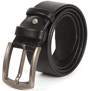 पूर्ण अनाज भारी शुल्क चमड़े पुरुषों ठोस चमड़े के सामान के लिए बेल्ट पुरुषों की बेल्ट - Product Image 4