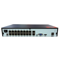 Enregistreur vidéo réseau Xiongmai 16 ports PoE double baie, NVR PoE 16 canaux M360