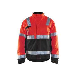 BLAKLADER - 486218115599XXL Chaqueta de invierno Hi-Vis Rojo/Negro-EAN 7330509376782 ROPA DE TRABAJO DE 2017 - Product Image 1