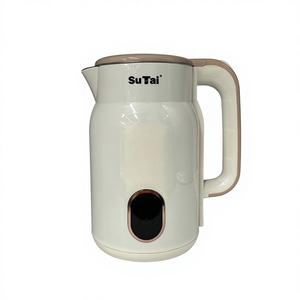 Bouilloire électrique double en acier inoxydable à ébullition rapide, directement de l'usine, idéale pour le bureau et la salle de pause - Product Image 2