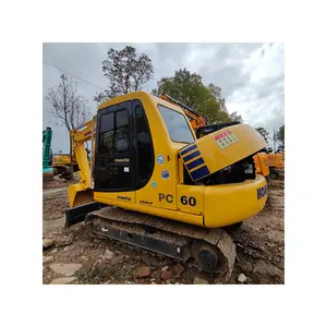 Factory Low Price High Quality Hydraulic Tracked Used PC60-7 Crawler Excavator Komatsu PC60 Digger Machinery
