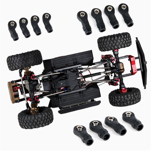 Chasis KYX <span class=keywords><strong>RC</strong></span> <span class=keywords><strong>Crawler</strong></span> M4 con Cabezal de Bola Curvo para TRX-4 SCX10 III TRX-6 Escala 1/10 Unisex 14 Años en Adelante Piezas de Mejora - Product Image 3