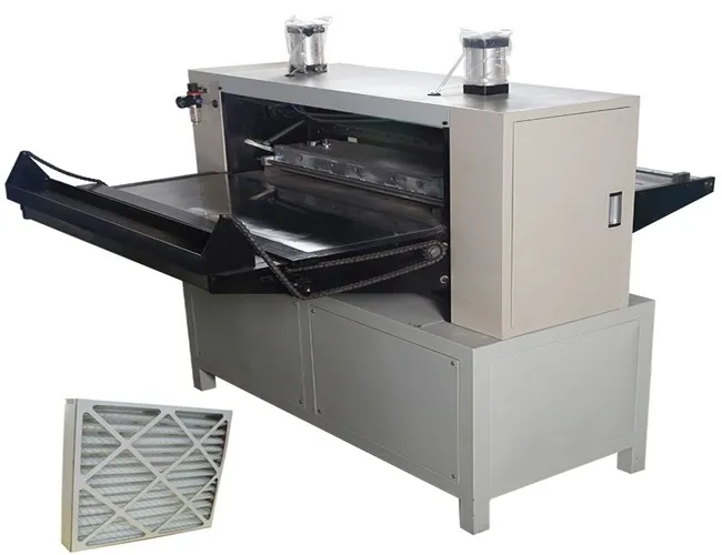 एयर फिल्टर मशीन कागज काटने gluing तह मशीन फिल्टर उत्पादन लाइन