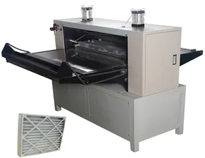 Air filter machine paper cutting gluing folding machine filter production line