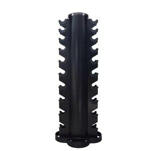 Support de rangement <span class=keywords><strong>vertical</strong></span> en acier à 2 niveaux pour 10 paires d'haltères, idéal pour la maison, la salle de sport commerciale, fabrication OEM - Product Image 1
