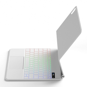 <span class=keywords><strong>Clavier</strong></span> magique ultra-mince avec étui magnétique sans fil en alliage d'aluminium rétro-éclairé RVB <span class=keywords><strong>pour</strong></span> <span class=keywords><strong>clavier</strong></span> <span class=keywords><strong>iPad</strong></span> - Product Image 2