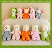 Boneka Beruang Teddy Super Lembut Greenmart dengan Isian Kapas PP Desain Pakaian Lucu untuk Anak-anak Hadiah Hari Valentine