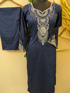 Ensemble Kurta et pantalon en coton premium importé, cousu, vêtements ethniques de créateur, tenue indienne traditionnelle confortable, pour festivals et fêtes - Product Image 1
