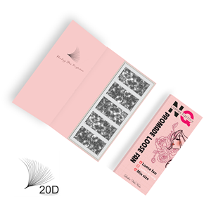 QClashes NQ Lashes 0.03 0.05 0.07 Mega Volume Synthetic Hair Lash Box Soft Brown Natural Long Vegan Eyelash Extension - Product Image 3