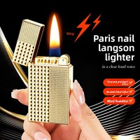 Nouveau Briquet à Kérène Métallique Sonore Coloré 2026, Écologique et Durable, Motif Chameau, Tendance Rétro, Idéal pour Hommes (Anniversaire/Fêtes)
