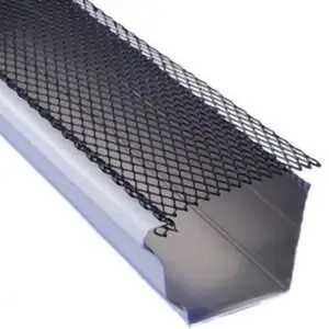 0,7 mm dicke aluminium-rinnen-schutzgitter aluminiumbrunde schutz mit edelstahl-gitter metall perforiertes metallnetz