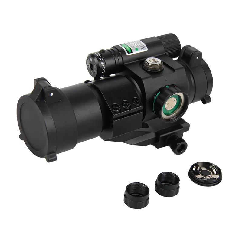 Tùy chỉnh 1x30 Sight M3 phản xạ Laser Sight Red Green Dot với màu xanh lá cây laser 20 mét núi tầm nhìn quang học phạm vi Holographic săn bắn phạm vi