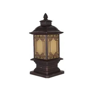 Outdoor lighting decorative cheap price IP65 aluminum main gate garden light outdoor pillar gate light