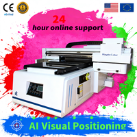 Imprimante jet d'encre à plat UV multi-usages de haute qualité A2A3 4060 4030 TX800 à double tête d'impression automatique haute vitesse pour tubes