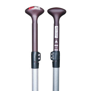 Pagaie en fibre de carbone pour surf, pagaie en fibre de carbone, lame <span class=keywords><strong>rouge</strong></span>, réglable, personnalisée en gros - Product Image 3