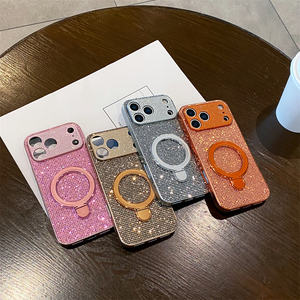 Coque de téléphone antichoc souple avec strass scintillants effet diamant pour iPhone 17 Pro Max – Étui pour filles - Product Image 6