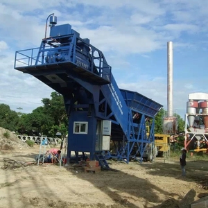 Di động trạm trộn bê tông 35m3/h 50m3/h 75m3/h nhỏ mini thiết bị giá máy để bán - Product Image 3