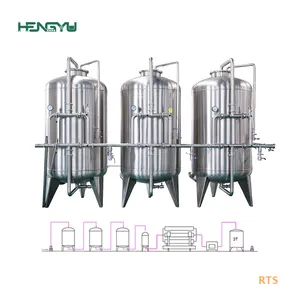 Hengyu OEM Filter Air Alkali 0.5-50T/Jam, Pemurni Air Minum Tanaman/Pemurni Air Industri dengan Harga Kompetitif