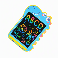 Tablette d'écriture LCD en forme de dinosaure, vente chaude, faceplate personnalisable avec kit d'accessoires