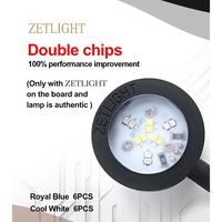 Lámpara LED Zetlight M1 Pro de espectro completo Nano para acuarios pequeños, peceras de agua salada, arrecifes de coral y plantas acuáticas.
