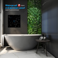 Interrupteur intelligent mural UBARO EU Factory 20A Tuya Zigbee pour chaudière et chauffe-eau, commande à distance via application, compatible Alexa et Alice, programmation vocale, panneau tactile
