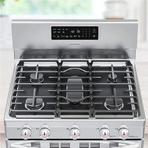 Tapis de cuisinière résistant à l'huile haute température brûleur antiadhésif protecteur de cuisinière à gaz <span class=keywords><strong>lavable</strong></span> accessoire de charbon de bois extérieur cuisson - Product Image 4