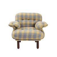 Canapé-lit confortable en tissu, style vintage moderne rétro, fauteuil de salon pour la maison et l'hôtel