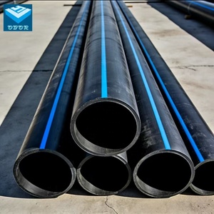 ท่อ HDPE ขนาดใหญ่ เส้นผ่านศูนย์กลาง DN 20 มม.-1600 มม. ท่อพลาสติก HDPE บริสุทธิ์ ปลอดสารพิษ สำหรับระบบชลประทานสายพานอาหารเมืองหลวง - Product Image 1