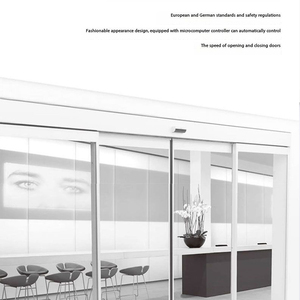 Thiết kế hiện đại cảm biến động cơ điện Vận hành cơ chế cửa trượt tự động cho khách sạn biệt thự công nghiệp sử dụng tải trọng 120kg - Product Image 6