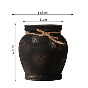 <span class=keywords><strong>Vaso</strong></span> decorativo artigianale in ceramica Vintage <span class=keywords><strong>per</strong></span> casa e giardino, soggiorno, ingresso, decorazione da scaffale - Product Image 6