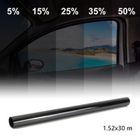 Film Kaca Mobil VLT 5% Warna Hitam Gelap PET, Anti Panas, Anti UV, Berganti Warna, Garansi 1 Tahun